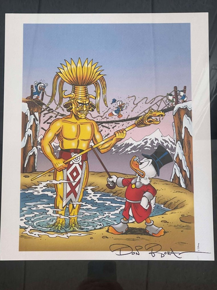 Don Rosa - The Last Lord of Eldorado - Hand signed and framed print #4.3