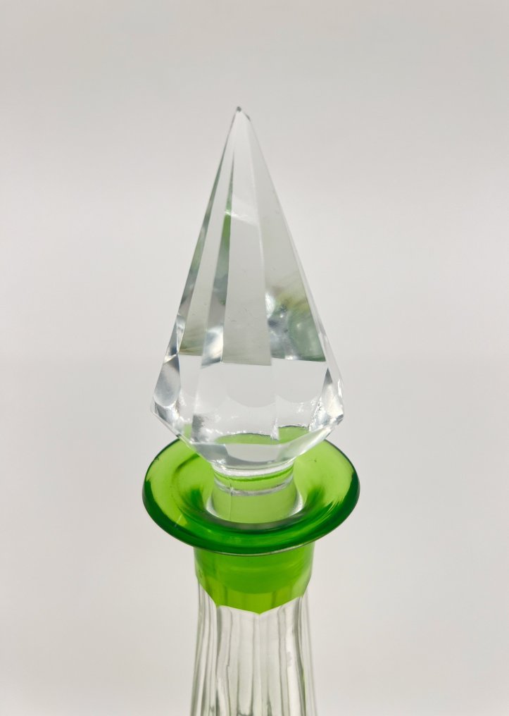 St. Louis - Massenet - Decanter - Large Taillé riche hand cut 1920 Chartreuse - Crystal #4.3