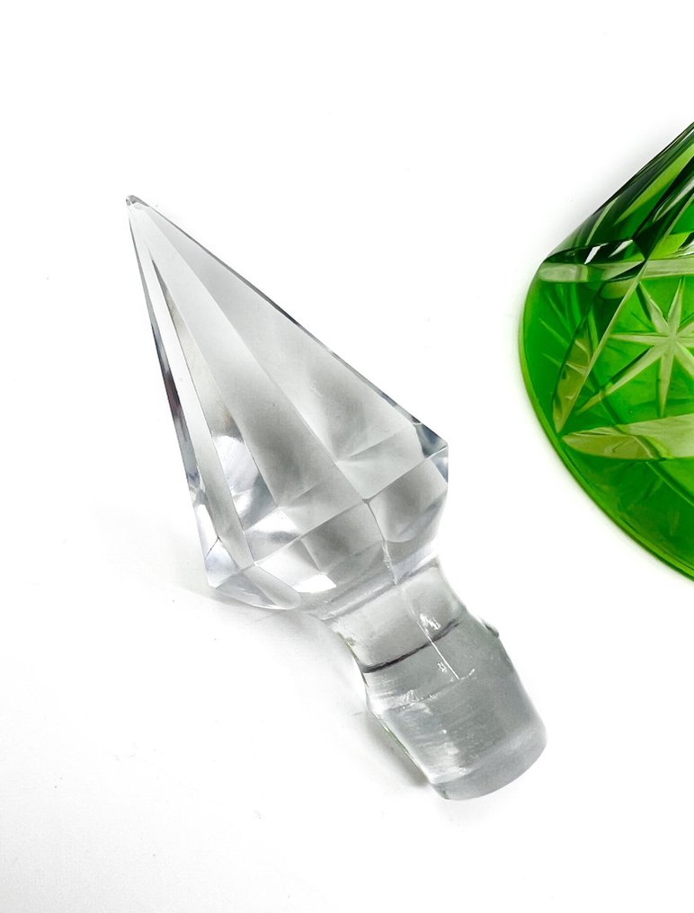 St. Louis - Massenet - Decanter - Large Taillé riche hand cut 1920 Chartreuse - Crystal #2.1