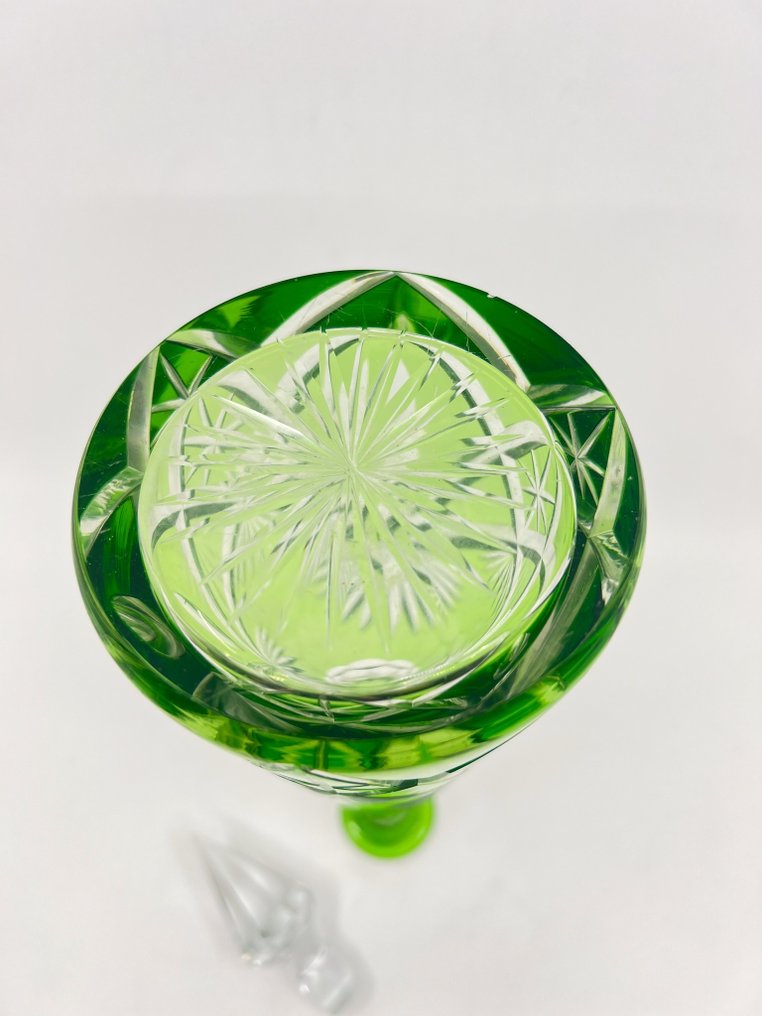 St. Louis - Massenet - Decanter - Large Taillé riche hand cut 1920 Chartreuse - Crystal #3.2