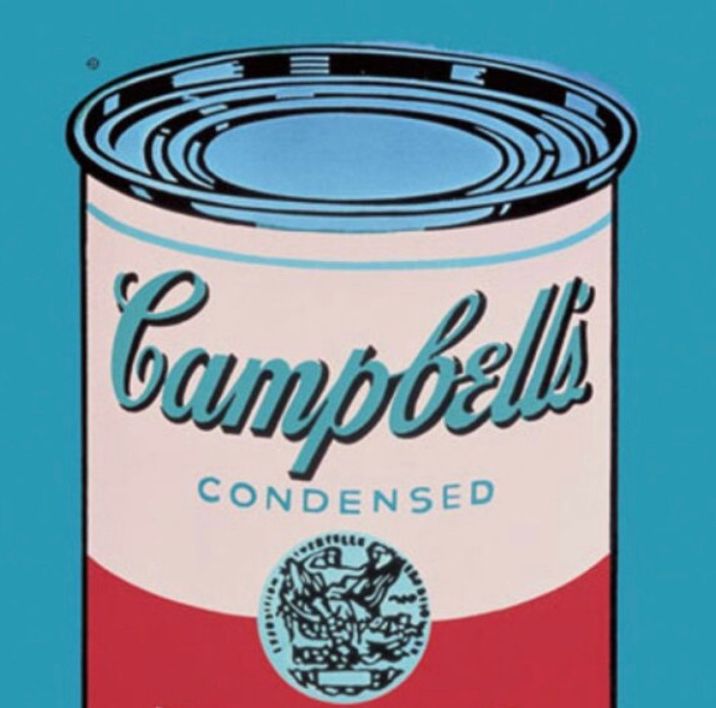 Andy Warhol - “Campbell's Soup Can, 1965 (pink & red)”. Copyright: Andy Warhol Foundation for the Visual Arts, #1.0