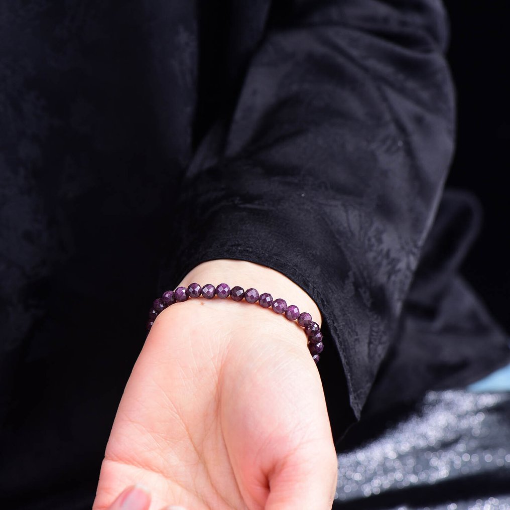 Ei varaushintaa - ALGT-sertifioitu - Natural Ruby Rannekoru - Virheetön luonnon ja käsityön mestariteos- 8.65 g #1.0