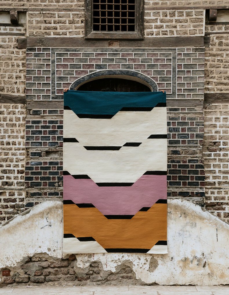 Nilo Kilim - Κιλίμι - 195 cm - 125 cm - Χειροποίητα Κιλίμια Σχεδιασμού #1.0