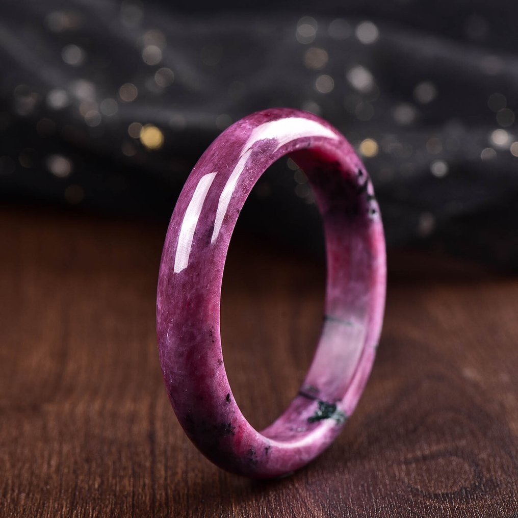 ALGT 认证 - 独家高品质天然红宝石手镯 采用整块宝石精心切割和抛光而成- 83.46 g #3.2