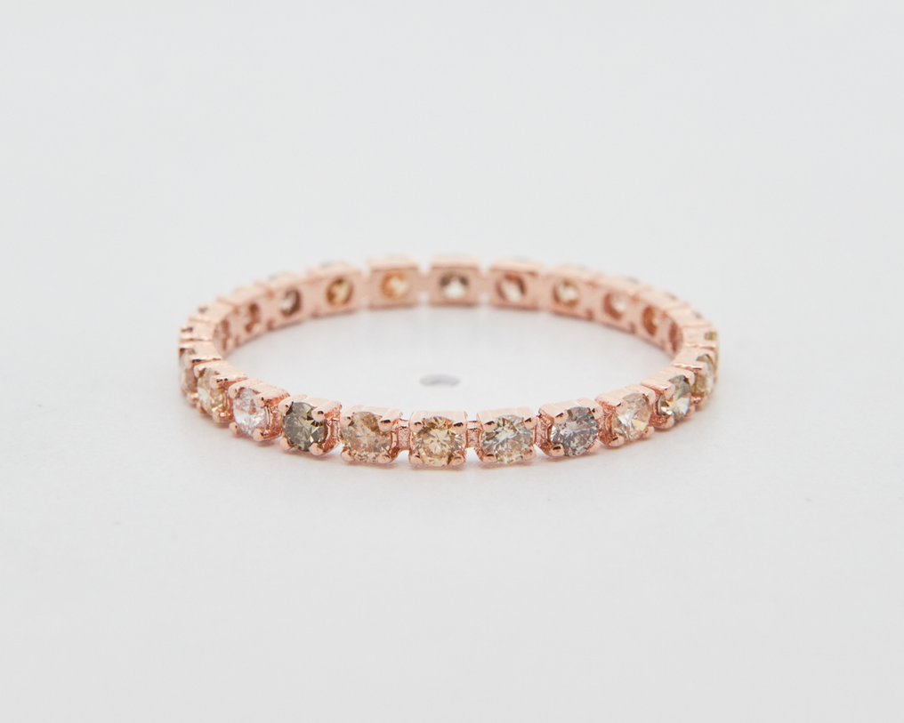 戒指 14节 -  0.63ct. tw. 钻石 (天然色彩的) - 钻石 #3.2