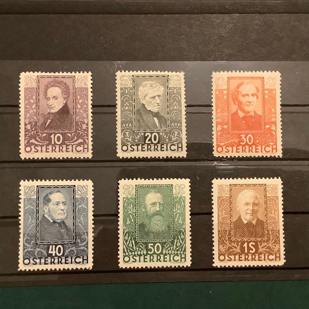 Αυστρία 1931 - Αυστριακοί ποιητές - Michel 524/529 #1.0