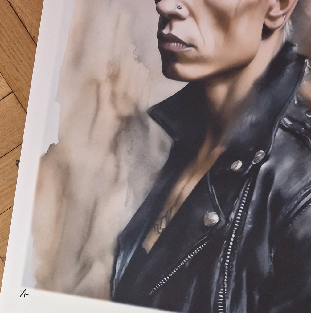 Billy Idol by Emma Wildfang - Watercolor Edition - Fine Art High-Quality Giclée - Limited edition - 2025 #3.2