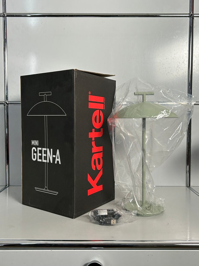 Kartell - Ferruccio Laviani - Lámpara de sobremesa - Mini GEEN-A - Versión de batería - Acero - ELIGE TU COLOR #4.3