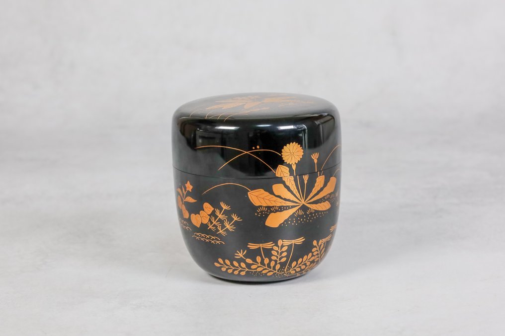 Yuho Sakashita 坂下雄峰 (b 1917) - Natsume - Ξύλο - Spring Field Maki-e #3.2