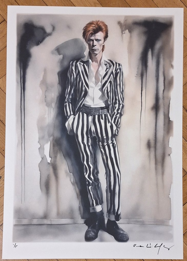 David Bowie by Emma Wildfang - Watercolor Edition - Fine Art High-Quality Giclée - Limited edition - 2025 #1.0