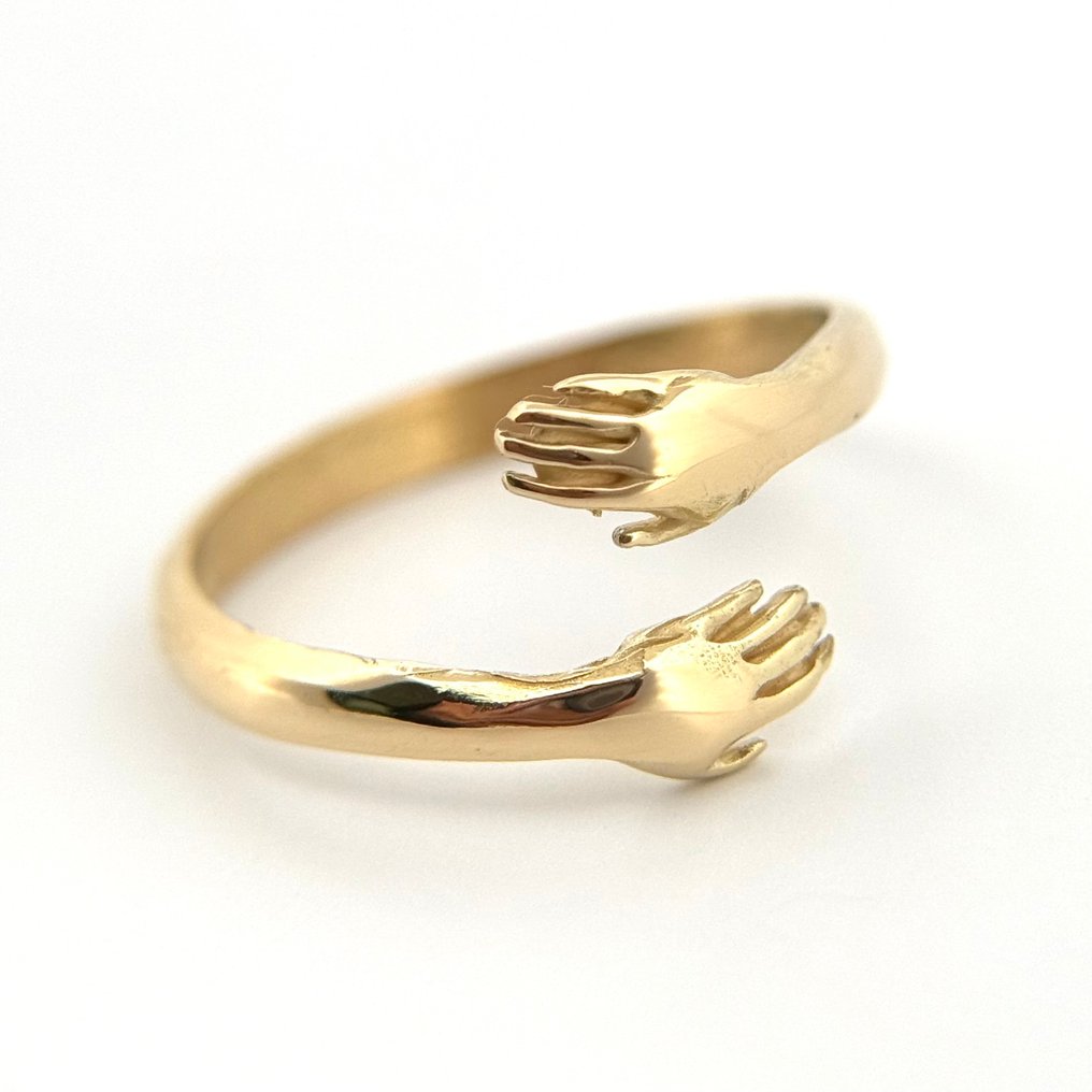 Handmade - Bague - Abbraccio - 2.6 g - 18 carats Or jaune #1.0