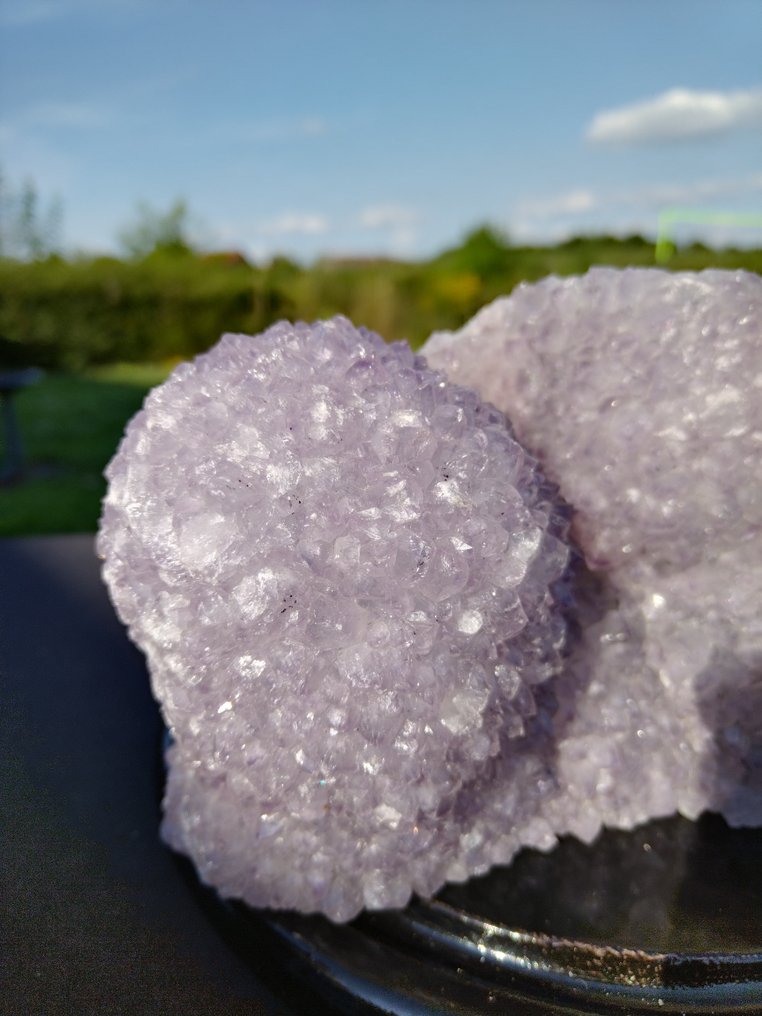 Rare Amethyst Piece With Spheres Formation Unieke Item - Height: 22 cm - Width: 15 cm- 3831 g #3.2