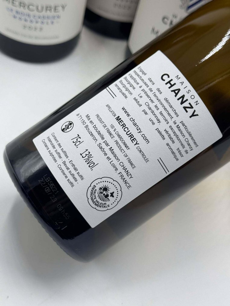 2022 Maison Chanzy "Le Bois Cassien" - Mercurey - 6 Bottles (0.75L) #2.1