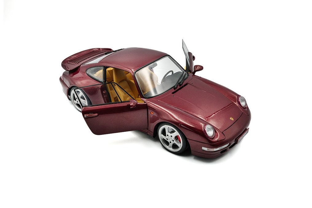 Solido 1:18 - Modellino di auto sportiva - Porsche 911 (993) Turbo 1997 - Modello in pressofusione con porte apribili #1.0