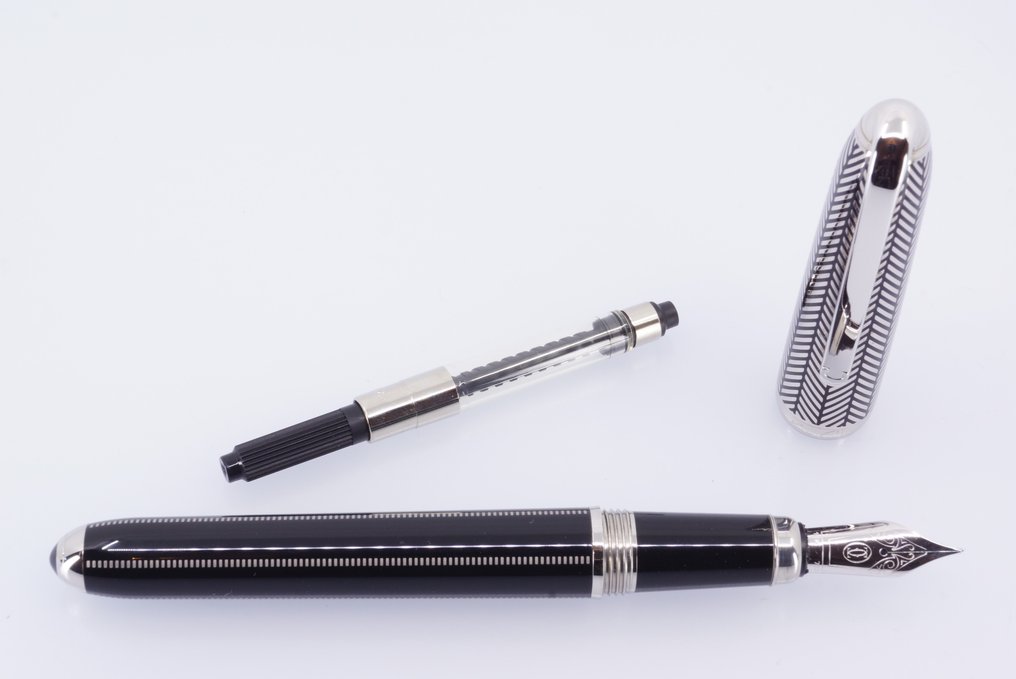 Cartier - Louis Cartier Dandy Chevron - LIMITED EDITION - New, Full Set - 自來水筆 #2.1