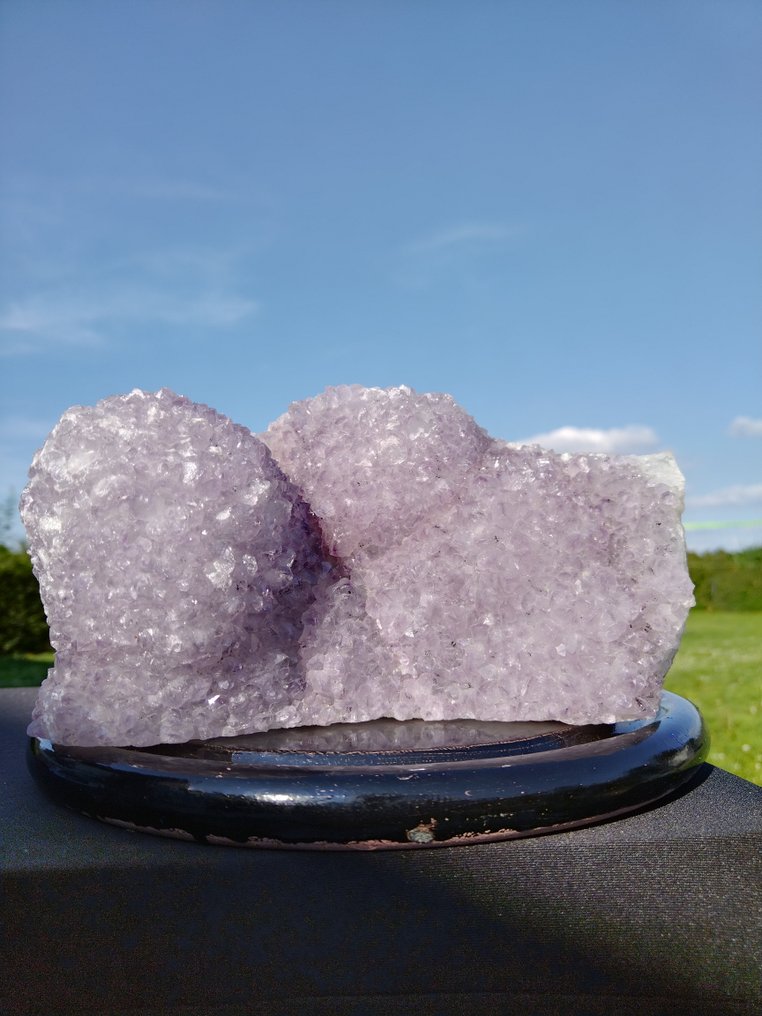 Rare Amethyst Piece With Spheres Formation Unieke Item - Height: 22 cm - Width: 15 cm- 3831 g #1.0