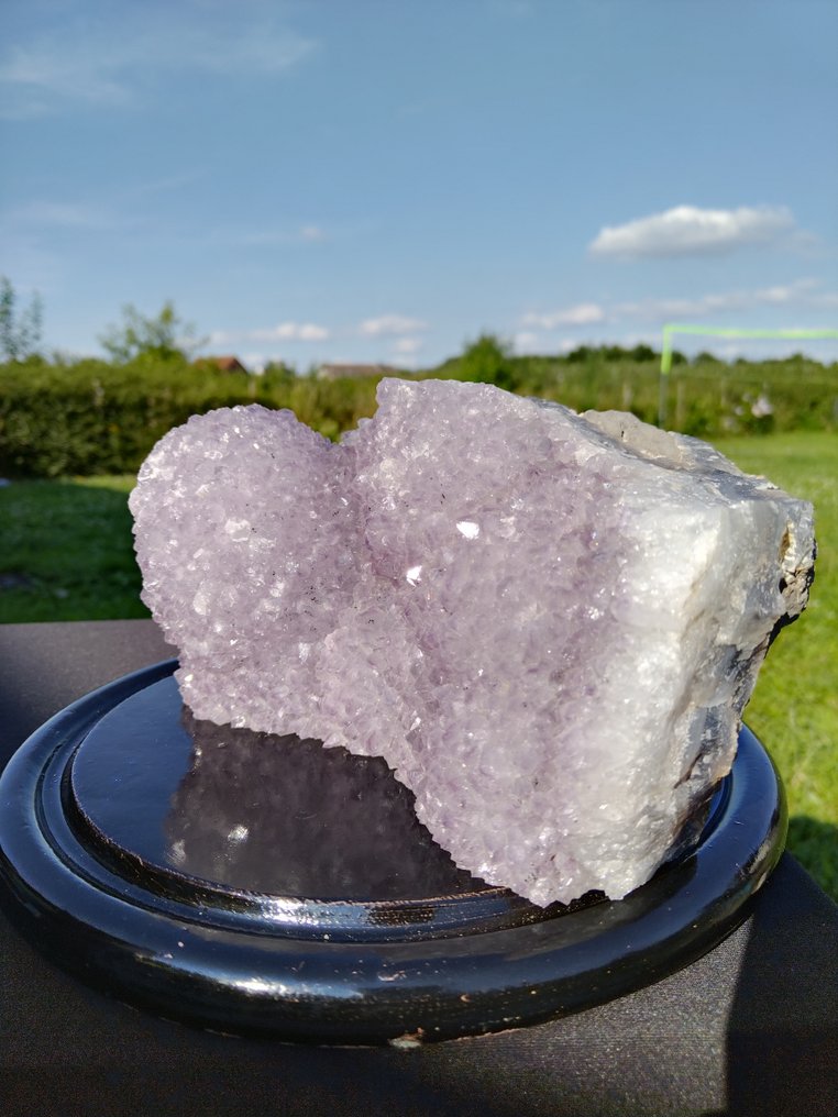 Rare Amethyst Piece With Spheres Formation Unieke Item - Height: 22 cm - Width: 15 cm- 3831 g #4.3