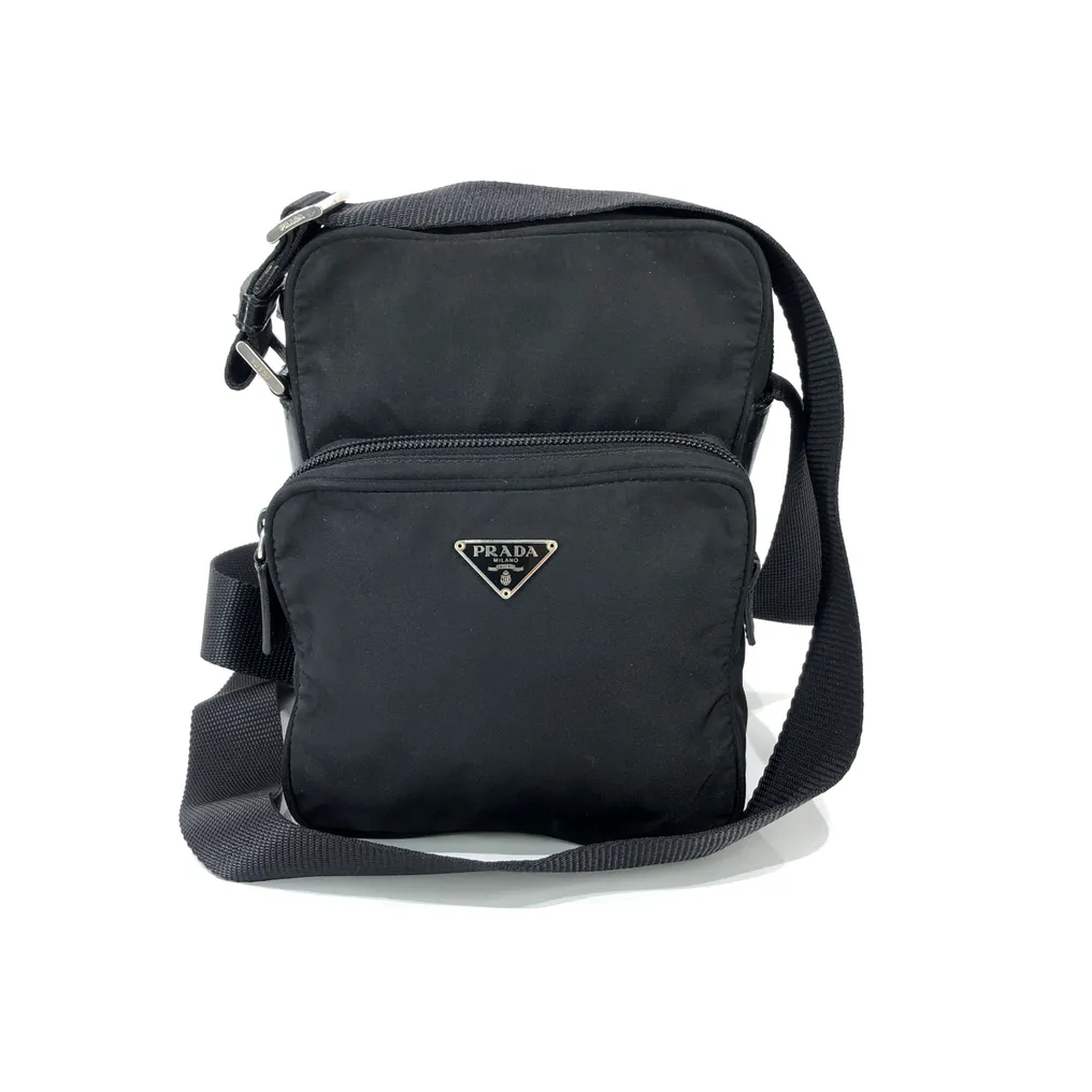 Prada - Triangular Plate Mini - Borsa a spalla #1.0