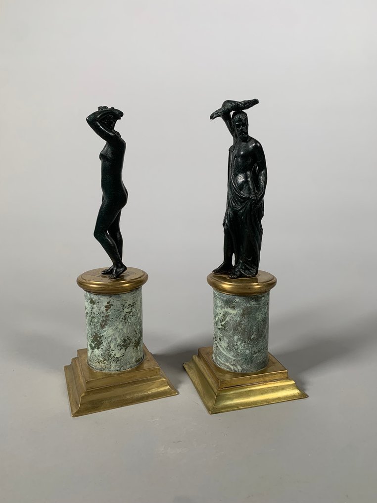 Statuetta, Jupiter et Vénus - 26 cm - Bronzo #2.1