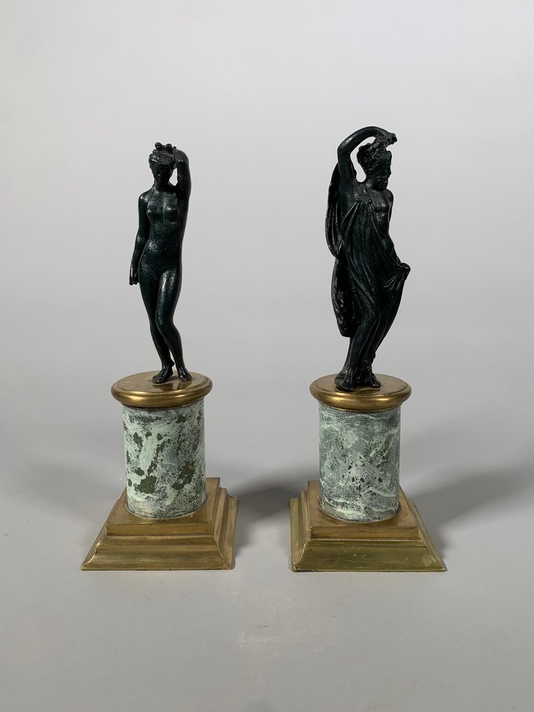 Statuetta, Jupiter et Vénus - 26 cm - Bronzo #1.0