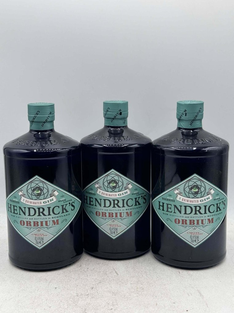 Hendrick's Gin - Orbium - 70cl - 3 flessen #1.0