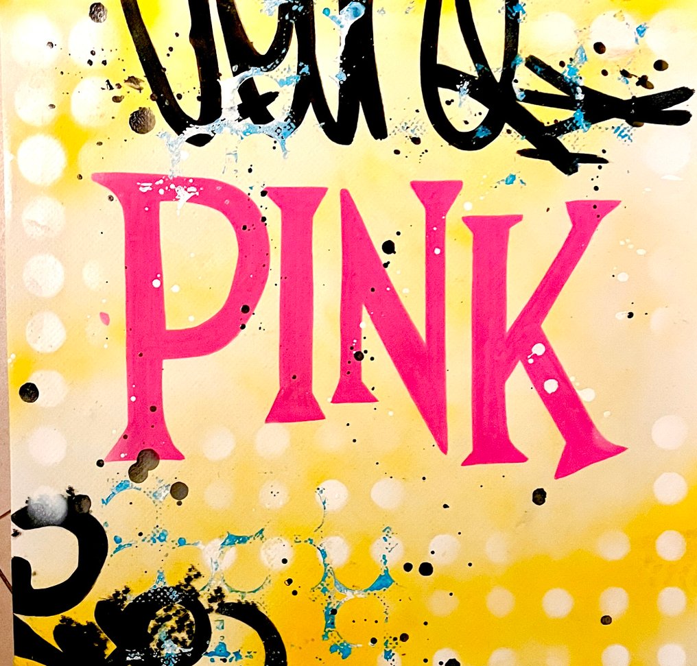 Moabit - Pink Graffiti X Pink  /Diptych/ XL #1.0