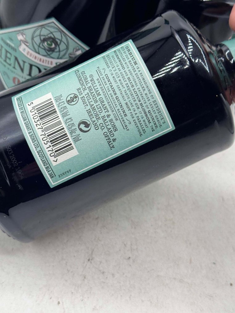 Hendrick's Gin - Orbium - 70cl - 3 flessen #2.1