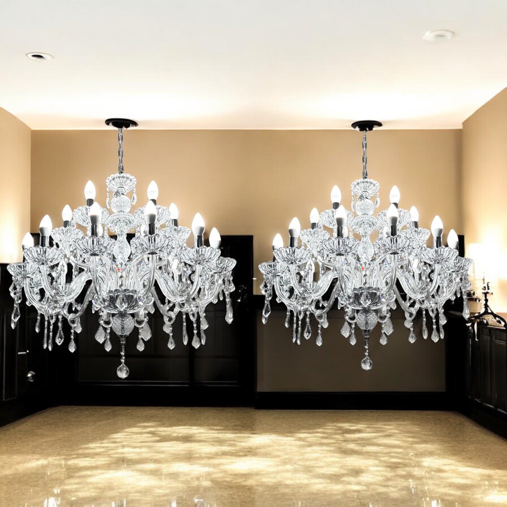 Lighting D’Antan - Chandelier (2) - Matthew 18:1 - Crystal - 18 lights #1.0