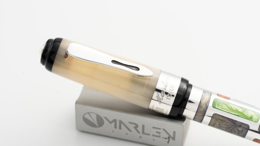 Marlen - Forme Petite - Edizione Speciale in Resina Italiana e Argento 925 smaltato a mano - Στυλό διαρκείας #3.2