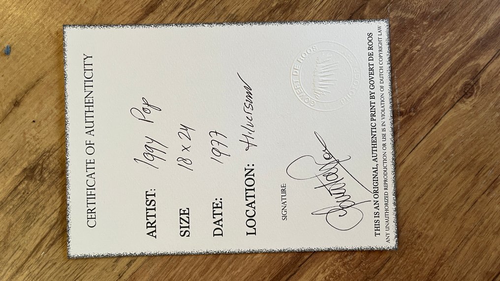 Govert de Roos - Iggy Pop #1.0