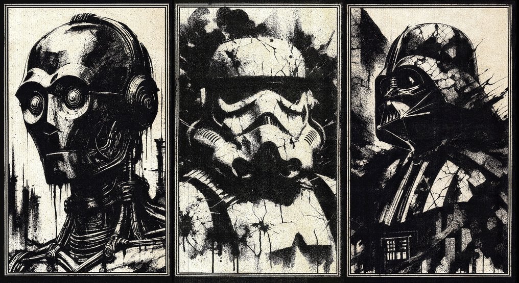 Æ (XX-XXI) - Star Wars Trilogy (X3) – C-3PO / Stormtrooper / Darth Vader – 2025 Edition #1.0