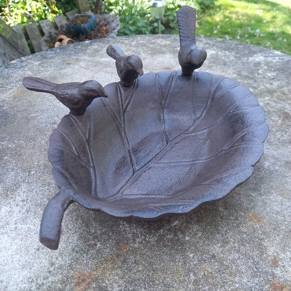  Vogelbad - Gusseisen - Futterstelle - 28 cm #1.0