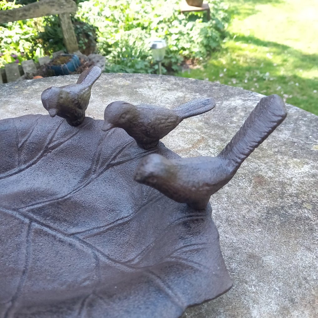  Vogelbad - Gusseisen - Futterstelle - 28 cm #3.2