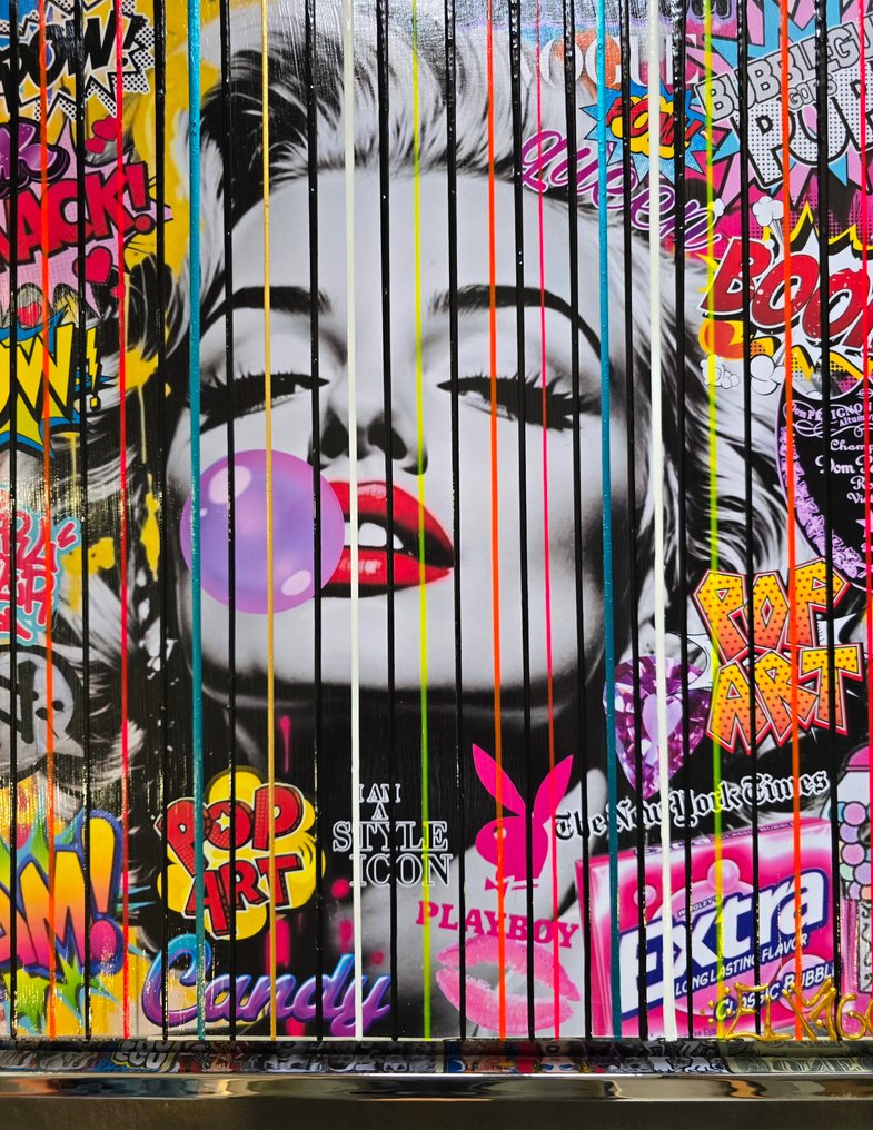 Elmago - Marilyn pop bubble 4 codebarre (large) luxe #2.1