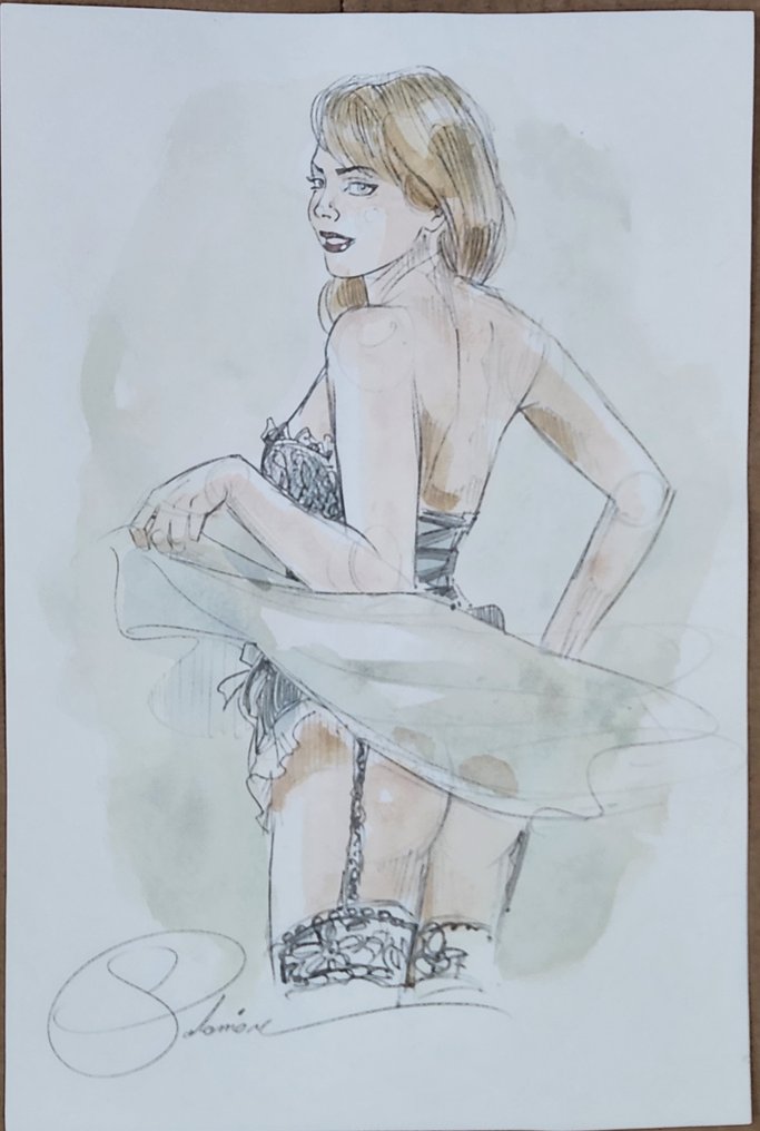 Salomone, Paul - 1 Original colour drawing - La Crevette - 2025 #1.0