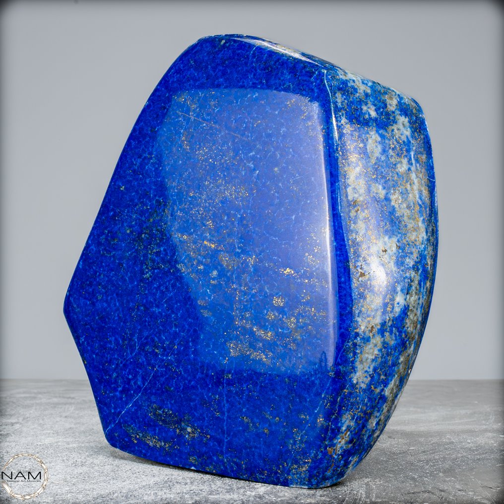 Nagyon díszes királyi kék lapis lazuli. Szobrászat- 2332.21 g #3.2