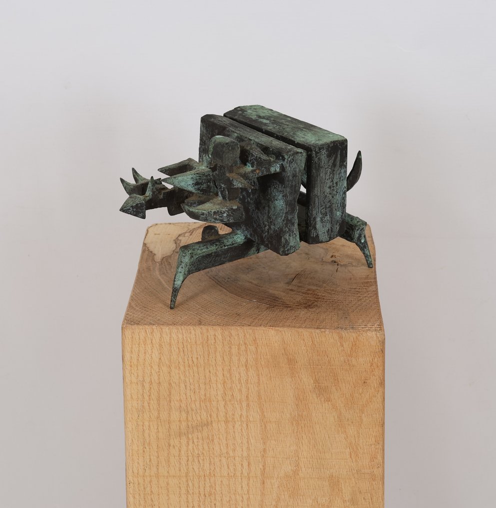 Jerzy Jarnuszkiewicz (1919–2005) - 雕塑, Untitled - 16 cm - 黄铜色 #1.0
