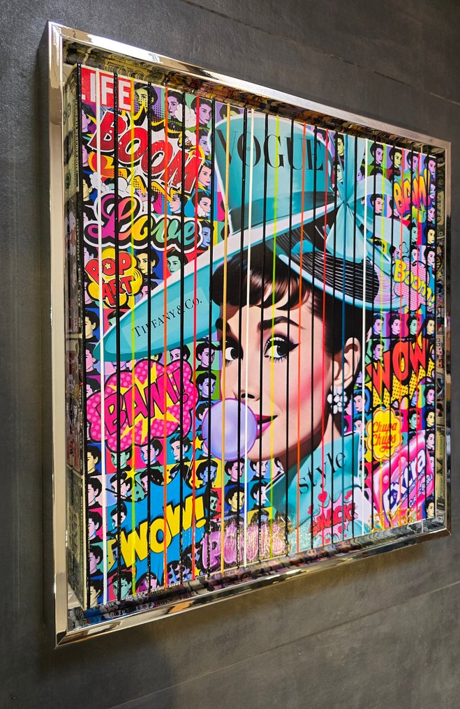 Elmago - Audrey hepburn pop bubble codebarre (large) luxe #3.2