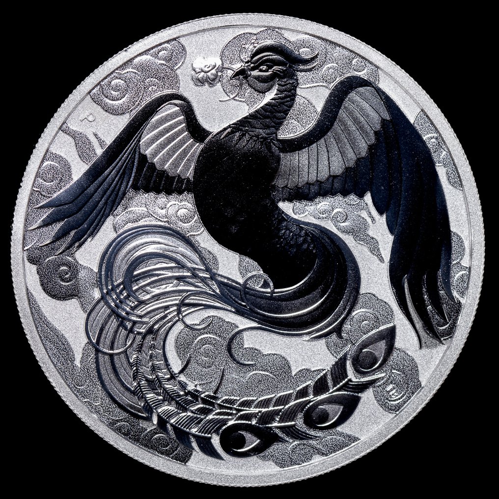 澳大利亞. 1 Dollar 2022 Fenix, Mitos y Leyendas Chinas, 1 Oz (.999)  (沒有保留價) #1.0