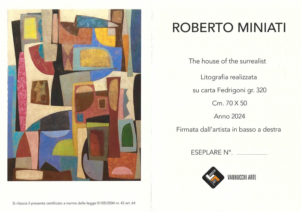 Roberto Miniati (1952) - The house of surrealist #2.1