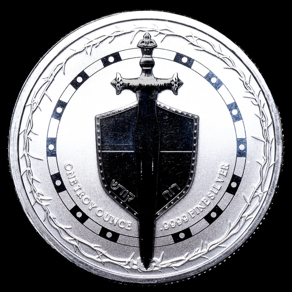 Niue. 2 Dollars 2023 Serie The Truth, Espada de la Verdad 1 Oz (.999) (No reserve price) #2.1