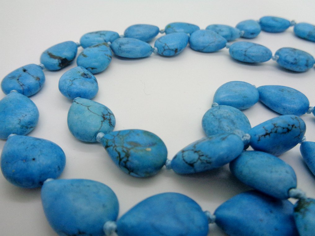 Turquoise - Faith Necklace - Improves the third eye: promotes meditation and intuition - Necklace #3.2