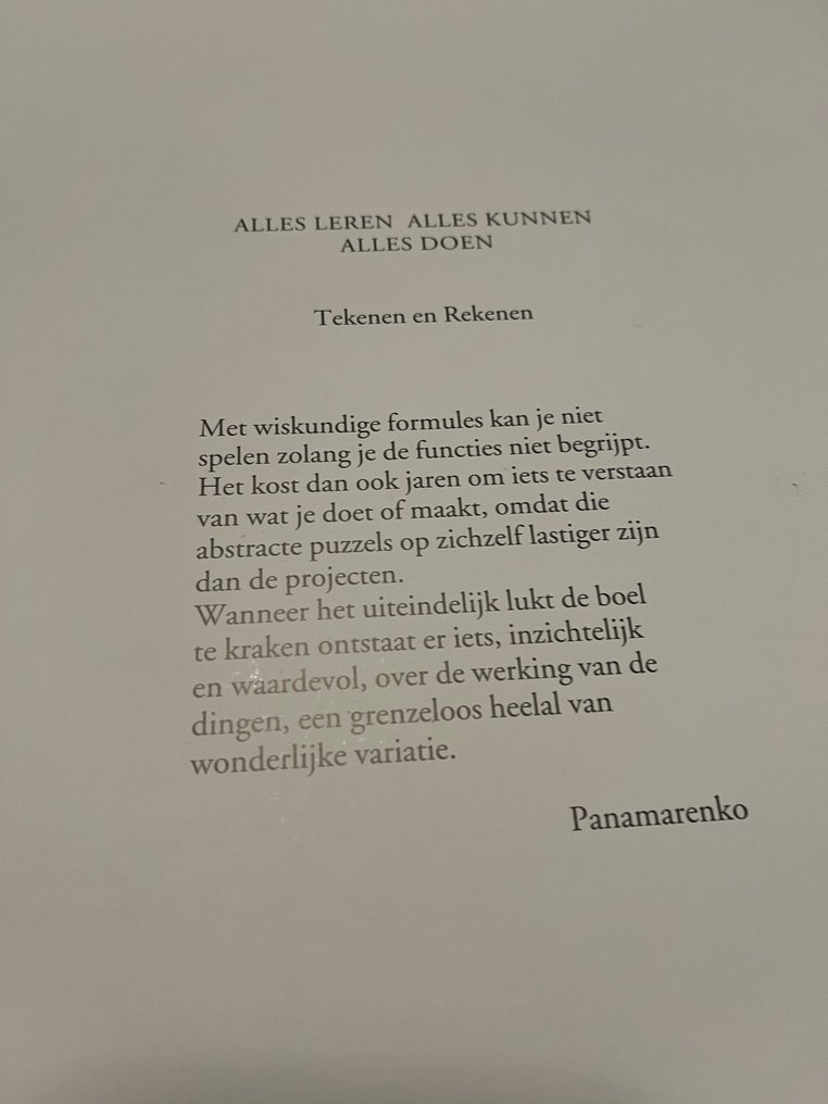 Panamarenko - Tekenen en Rekenen - 2003 #3.2