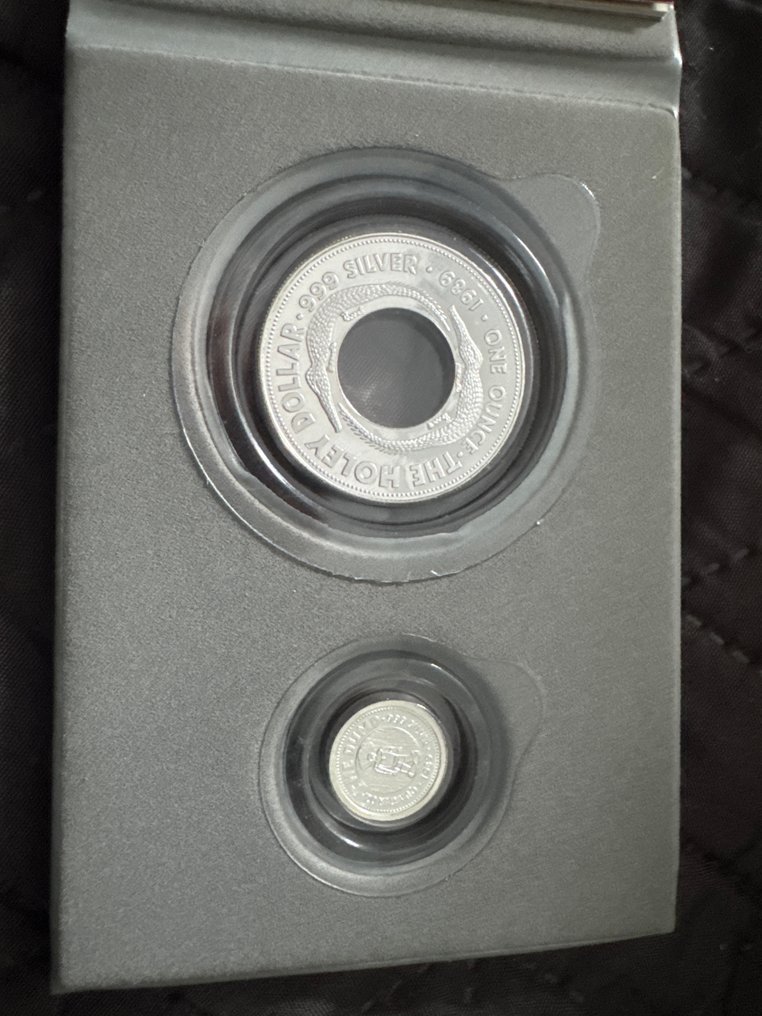 Australia. Proof set 1989 - The Holey Dollar & The Dump - 1 Oz (.999) (No reserve price) #1.0