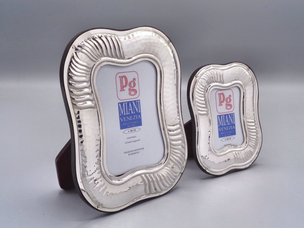 PG-Miani Argenteria - Picture frame (2) - .925 silver - Frame sizes 6x9 and 4x6. #2.1