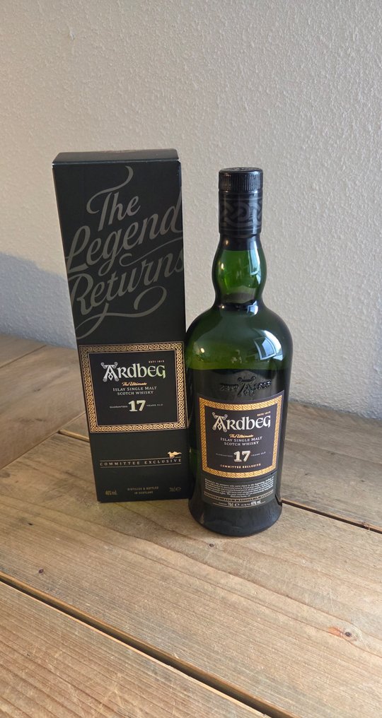 Ardbeg 17 years old Committee Exclusive The Legend Returns Ardbeg 17 years old Committee Exclusive The Legend Returns
