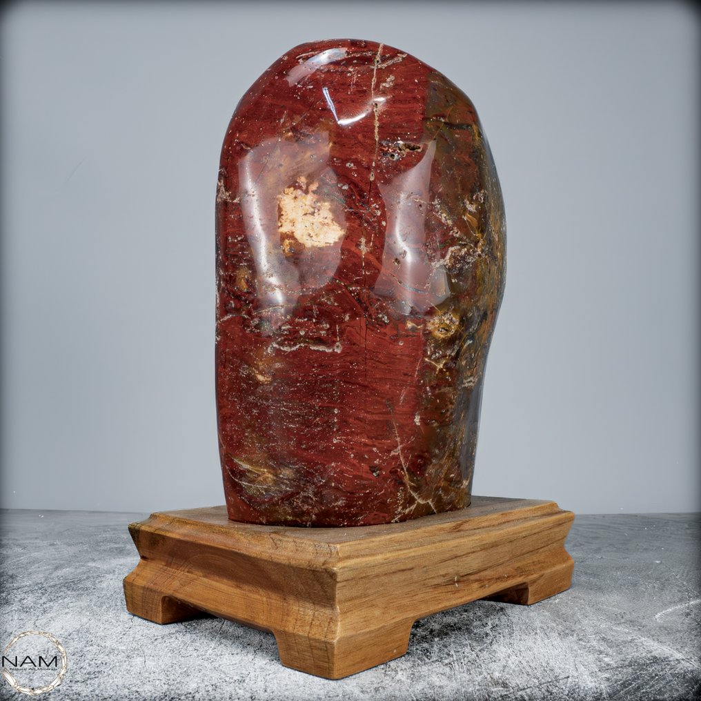 大型 AAA++ 天然非常艺术的火焰碧玉 *Indinesia* 自由形式- 5761.61 g #1.0