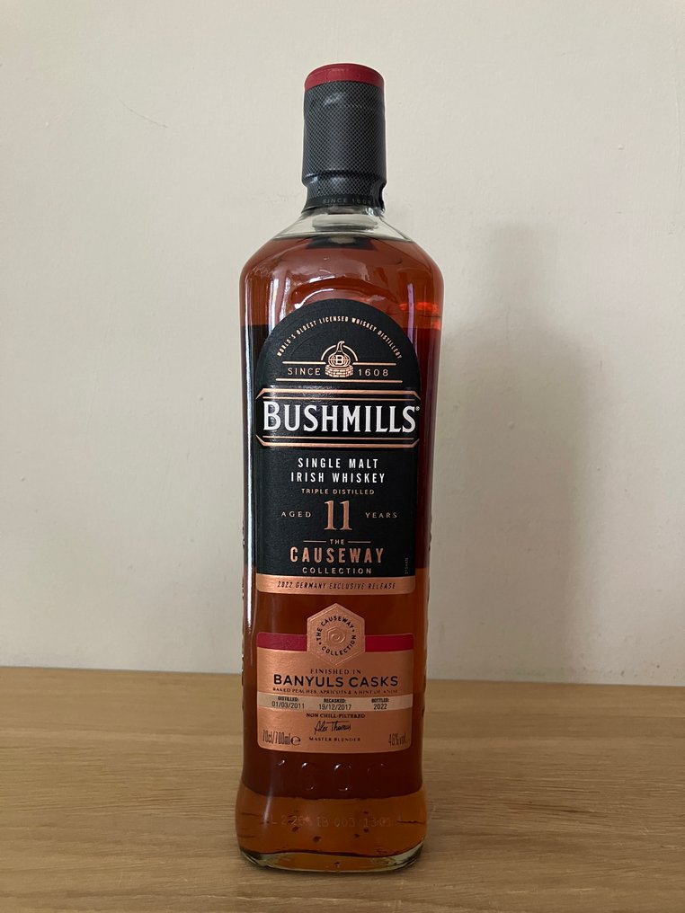 Bushmills 2011 11 years old The Causeway Collection - Banyuls Cask Finish - 2022 Germany Exclusive - b. 2022 - 700ml #1.0