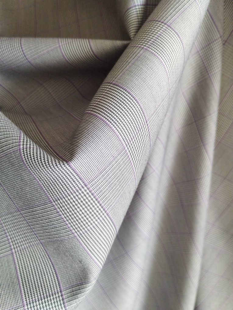 Ταρτάν σε μείγμα μαλλιού από τη Σκοτία 400x140 - Ύφασμα - 400 cm - 140 cm #3.2