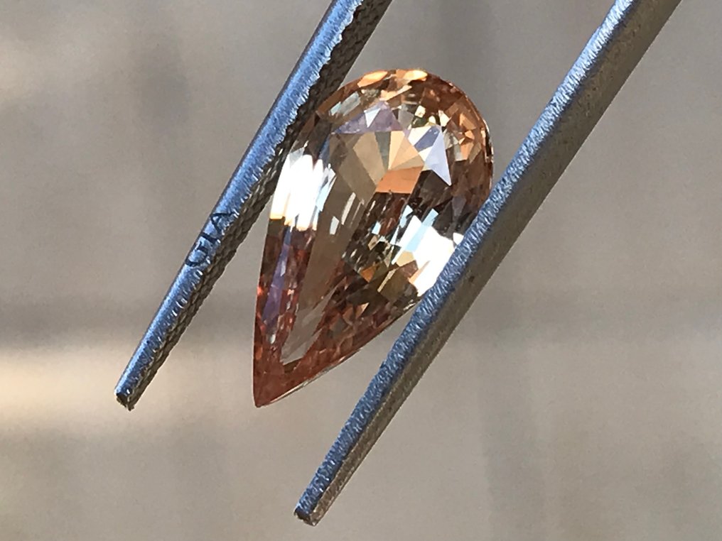 1 pcs  橙色, 黄色 蓝宝石  - 3.03 ct - 美国宝石研究院（GIA） #2.1